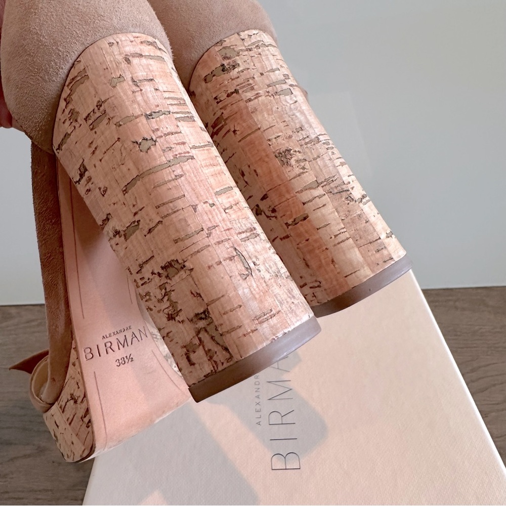 Alexandre Birman Mabela suede with cork sandals - Picture 10 of 11